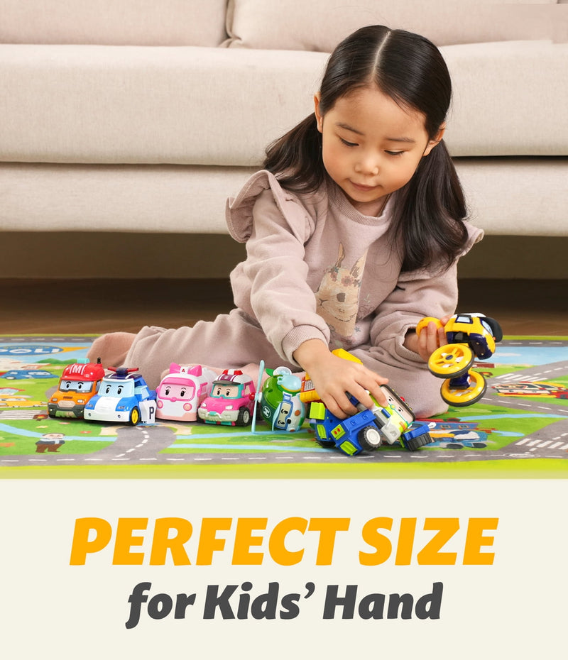 Robocar POLI Transforming Robot Toys for Ages 3+, 4 Pack