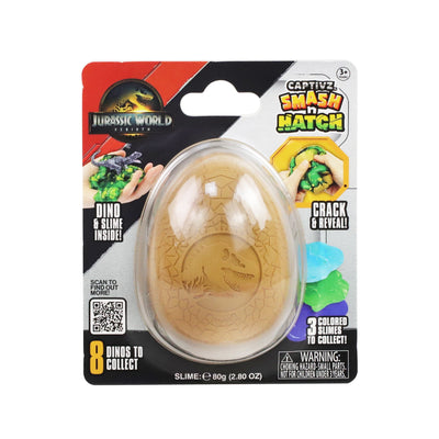 Jurassic World Rebirth Captivz Smash N Hatch Dinosaur Collectible Action Figure Ages 3+