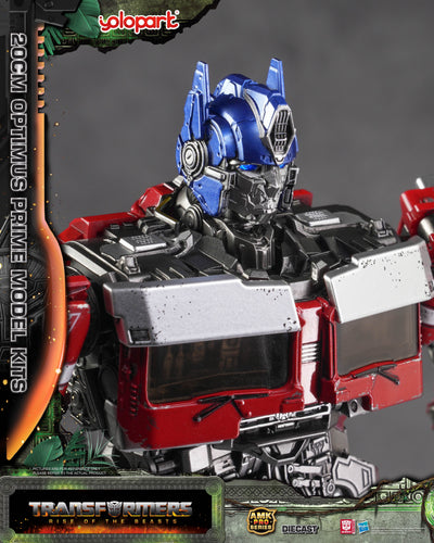 YOLOPARK Transformers Rise of The Beasts Pro Optimus Prime Action figures Toys Gift for Transformers Fans, 7.87inch